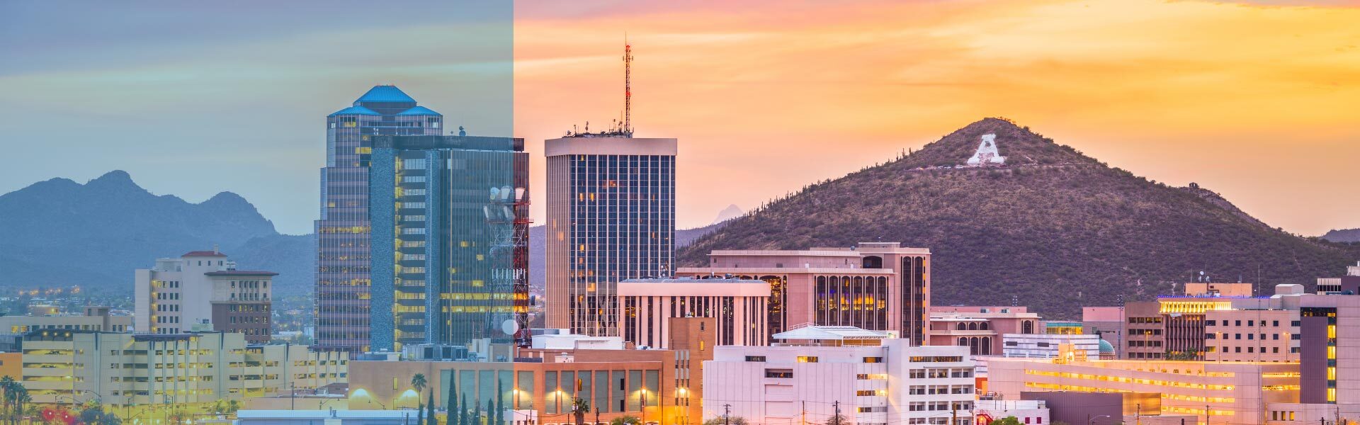 Tucson Skyline + A Mountain